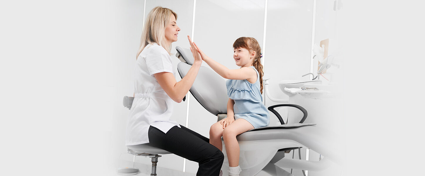 Manchester dentist treating dental children